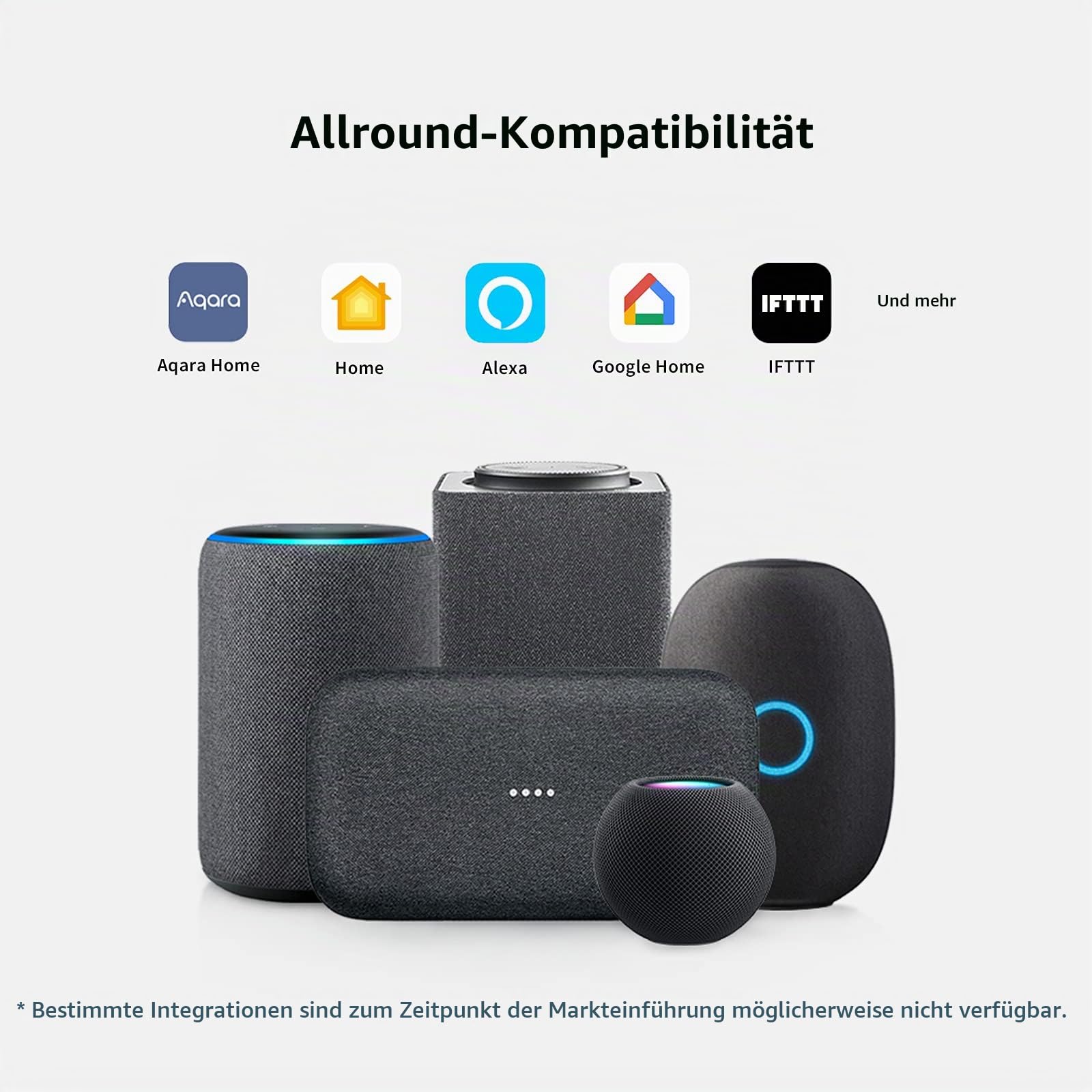 Aqara Smarter Lichtschalter H1 EU (mit Neutralleiter, Doppelwippe), Ausgestattet mit Zigbee 3.0, Aqara Hub, Fernbedienungsschalter, Kompatibel mit Alexa, HomeKit, Google Assistant, IFTTT, weiß