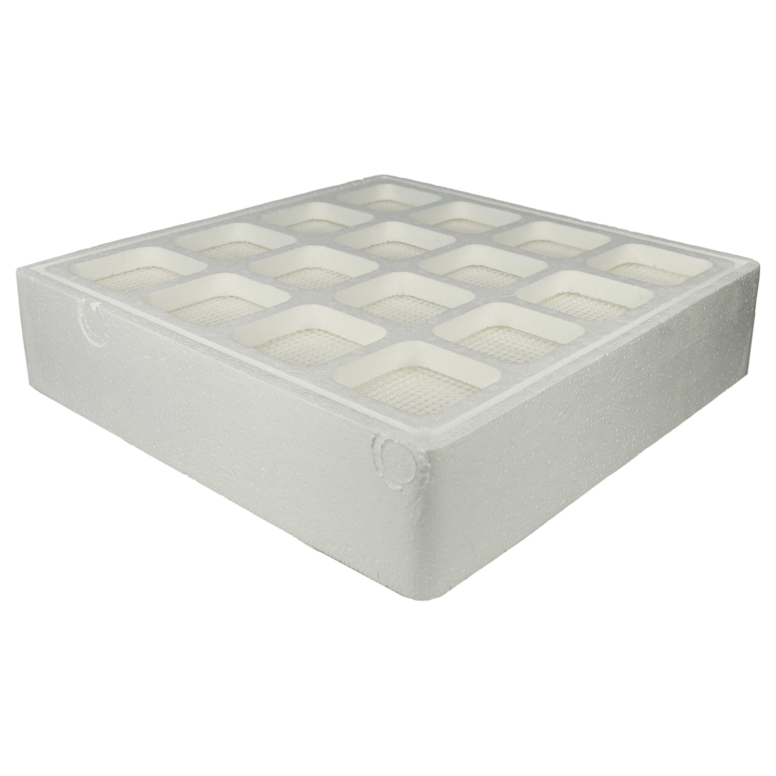 vhbw prefiltro sostituisce IQAir 102101000, Premax F8 S per depuratore d'aria - tessuto non tessuto/plastica, classe filtrante F8 bianco