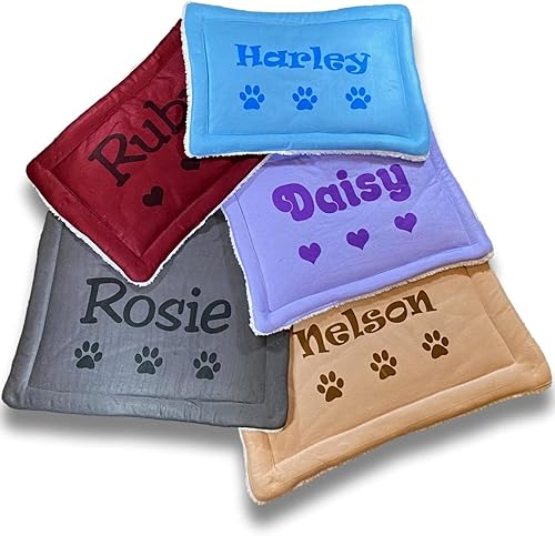 Custom Catch Tapete personalizado para perro, regalo para cojín de jaula, manta de dormir para cachorros, almohadilla de cama de perrera - Extra