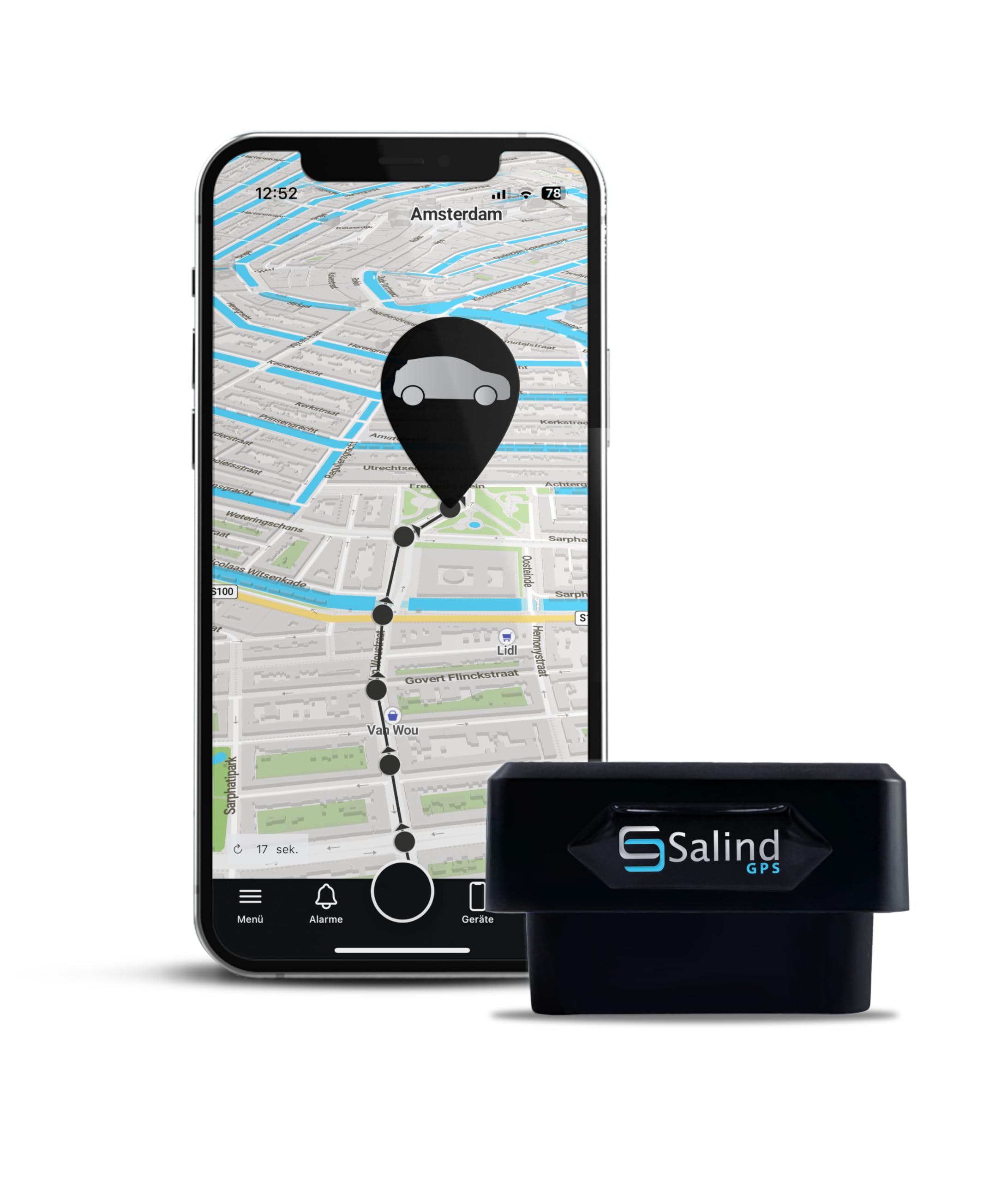 SALIND 20 GPS Tracker 4G: Langfristiger Schutz für Autos, Maschinen und SALIND 20 GPS Tracker 4G: Langfristiger Schutz für Autos, Maschinen und