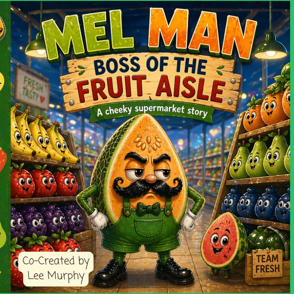 Mel Man - Boss of the Fruit Aisle: A bedtime story book about kindness and bravery (The Fruit Aisle Collection)