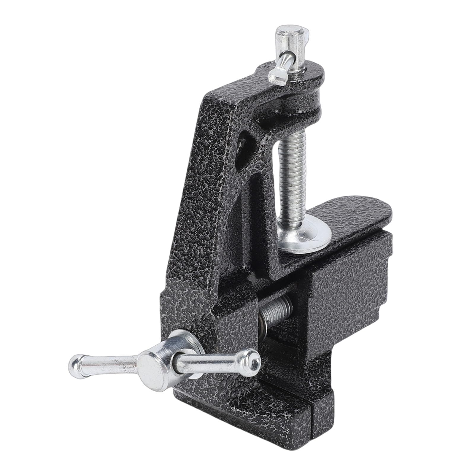 Morsetto da Banco Portatile con Ganasce in Gomma, Morsetto per Tavolo Mini Morsetto da Banco Piccolo per Attrezzi di Riparazione in Acciaio Fuso per Cambio Impugnature Maz
