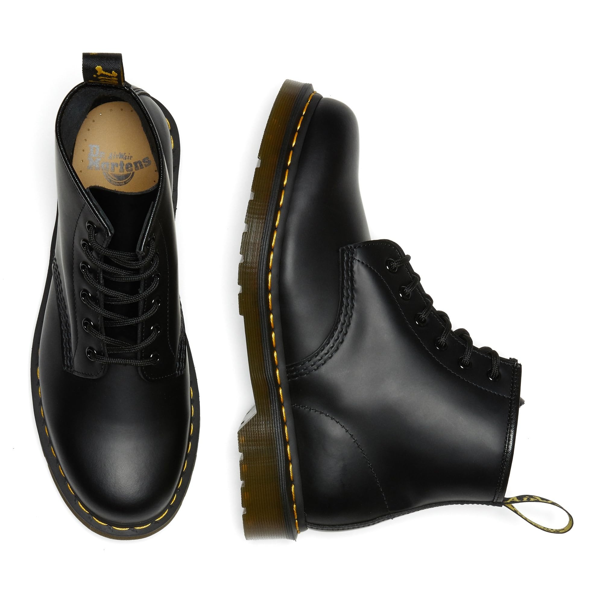 Dr. Martens, Bovver Boots Winter Unisex Adulto, Nero, 45 EU