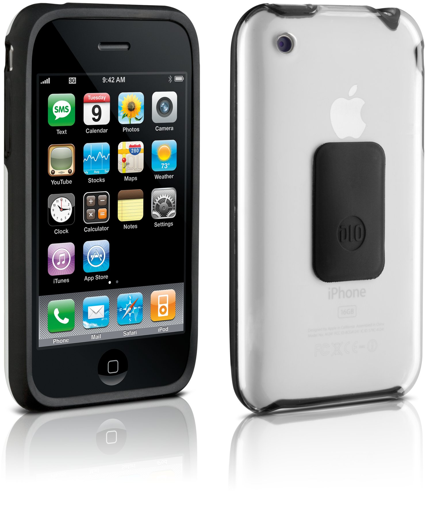 Coque Rigide Marware Avec Clip Ceinture - Pour IPhone 3G / 3GS, Noir - Neuf Sous Emballage