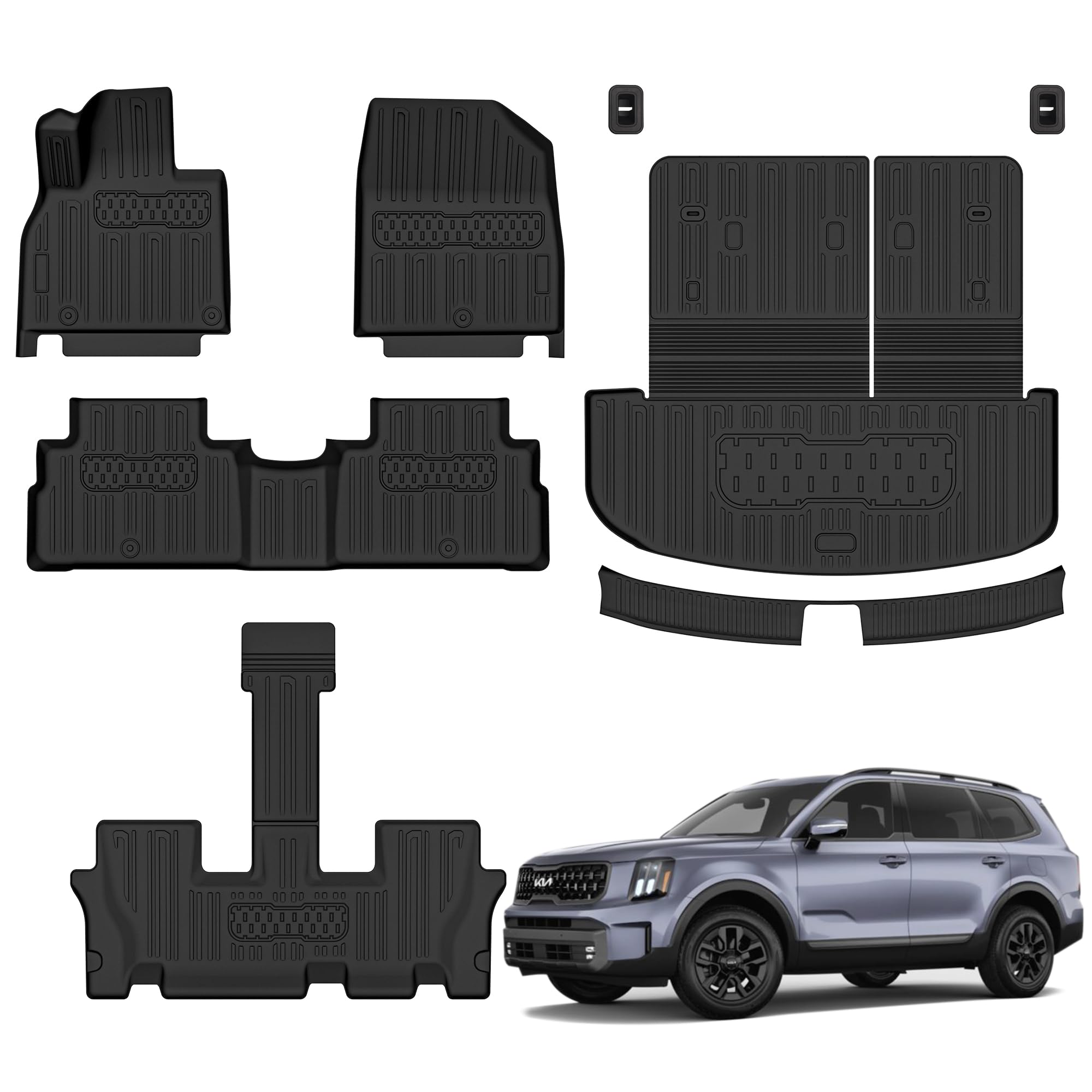 SHINJEW Telluride 3‑Row & Cargo Liner