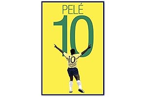 Awesome Brazil Pele Art Poster