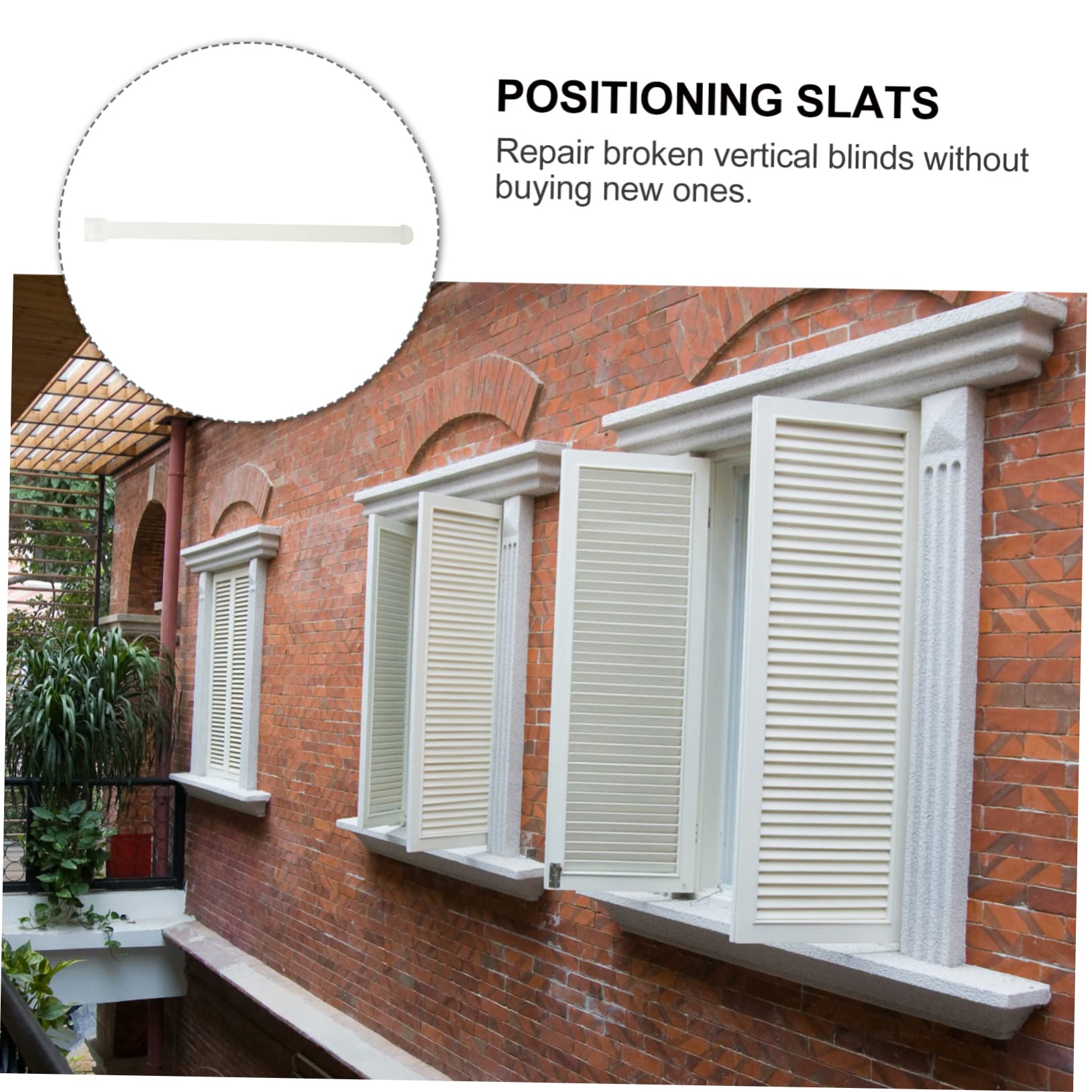 FUNOMOCYA Curtain Accessories 100pcs Blind Connection Plates Blind Slats Roller Connector