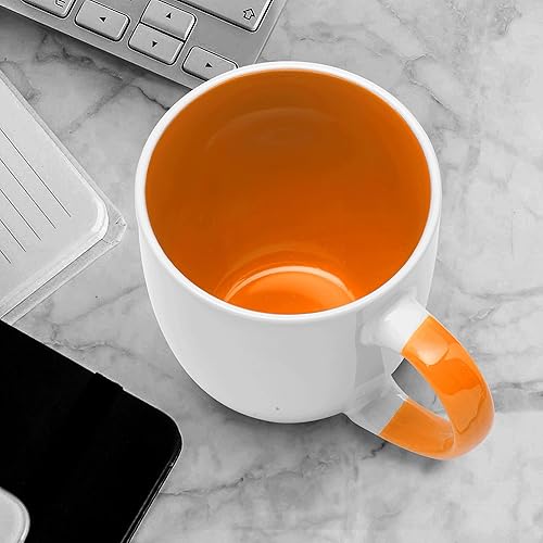 Miniatura 6 de Juego de 1050100 tazas de café grandes personalizadas estilo bistró, 16 onzas, paquete personalizado a granel, perfecto para café, té, expreso,