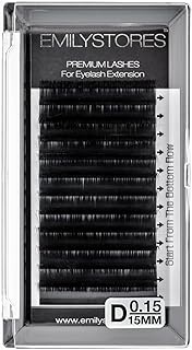 Extensiones de pestañas de 0.006 in de grosor...