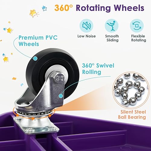 Miniatura 3 de HONEY JOY Patinete para niños con asas y ruedas que no se dañan, divertidos scooters deportivos, equipo de juego de gimnasio interior para niños,