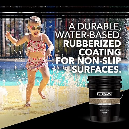 Miniatura 7 de Tuff Coat Arena UT-116 - 5 galones textura media, no sumergible, a base de agua, revestimiento antideslizante de goma