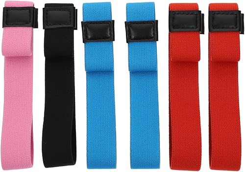 6 correas elásticas coloridas, ajuste universal para contenedores de almuerzo, circunferencia de 13.8 a 16.9 pulgadas, perfecto para picnics y uso