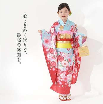 Amazon | [NISHIORI] 七五三 7歳 女の子 着物 セット 絵羽柄
