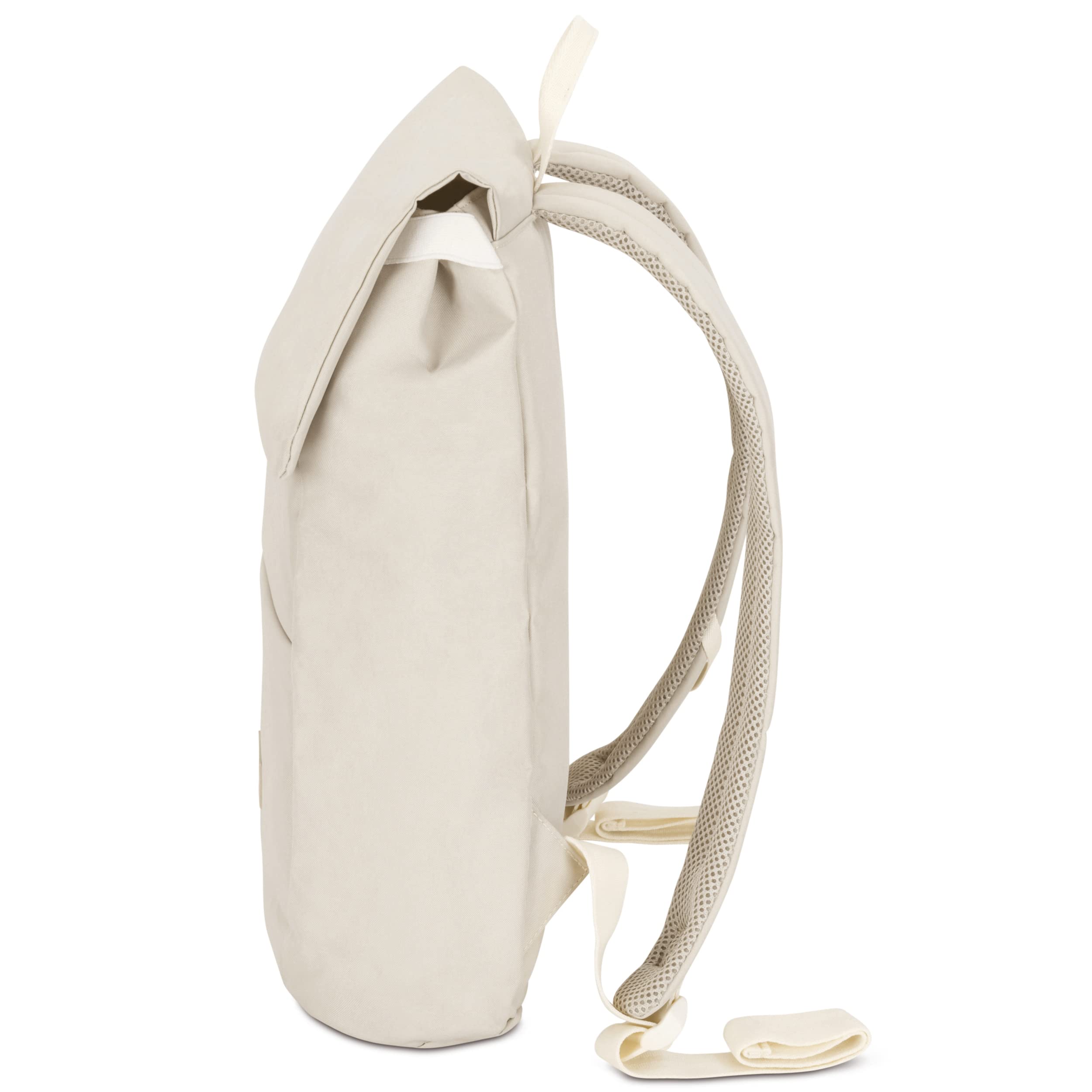 LARKSON Mochila Mujer Pequeña - RONJA - Mochila Moderna y hecha de Botellas de PET recicladas para la Universidad, el Ocio o el Trabajo - Repelente al Agua y Compartimento para Portátil