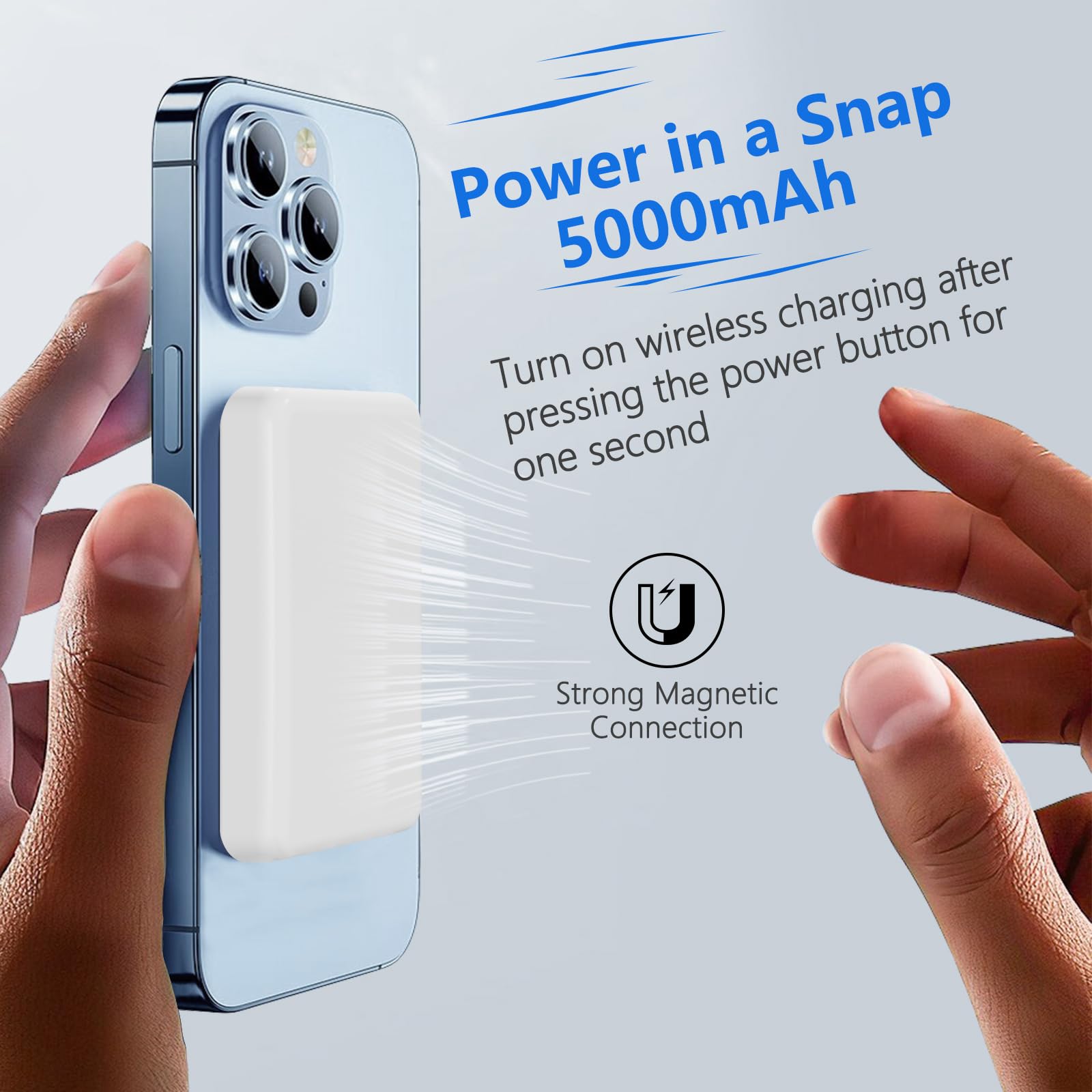 Power Bank LuckyDuo Magnetico 5000mAh USB C PD 20W - Dettaglio