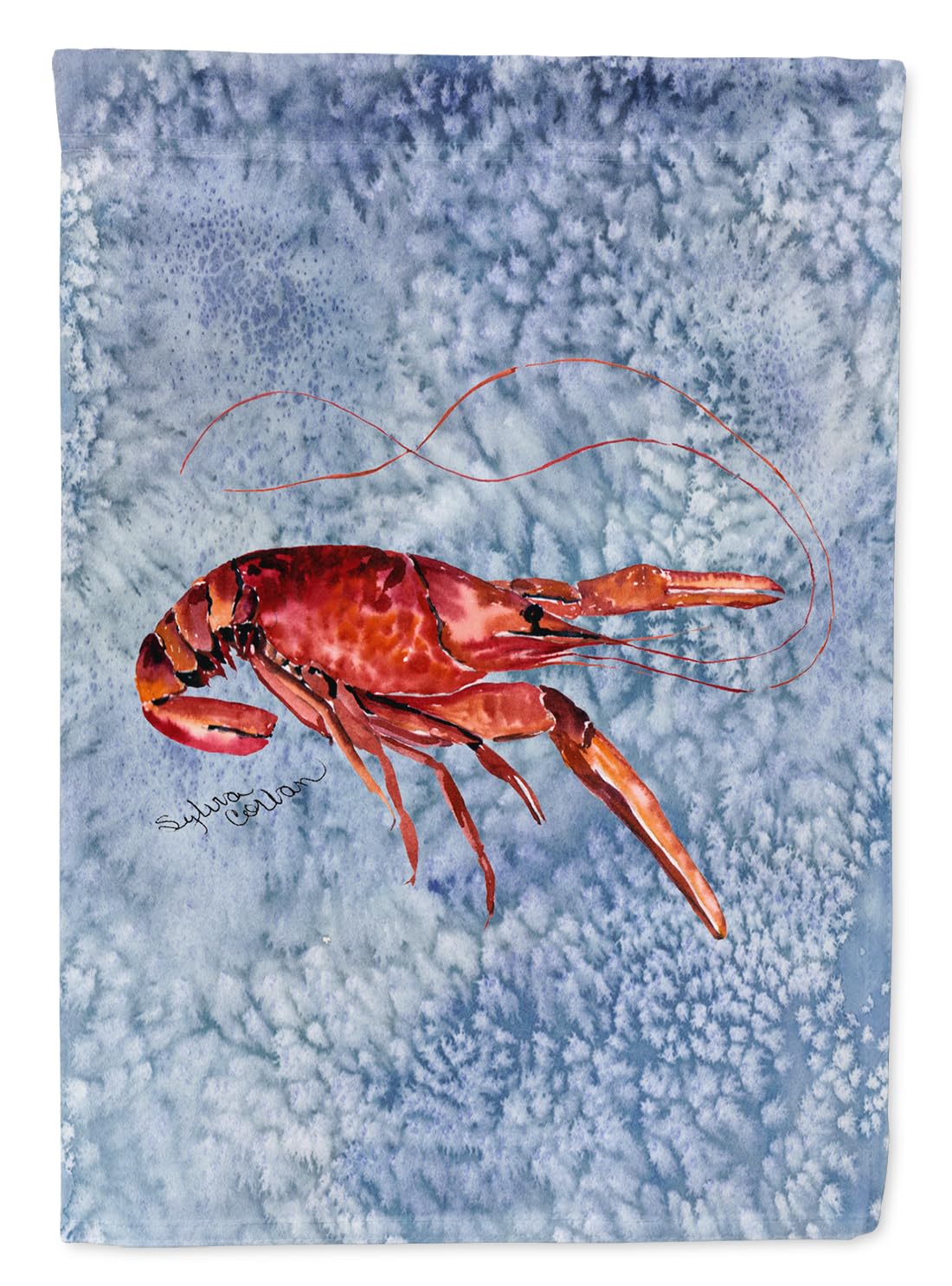 Caroline's Treasures 8231GF Crawfish Flag Garden Size, Small, multicolor