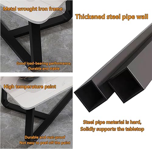 Miniatura 5 de Mesa de centro, mesas de centro para sala de estar, mesa de centro para sala, mesas de salón, mesa de té, mesa de centro rectangular, mesa de