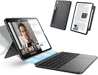 ESR for iPad Pro 11" (M5/M4, 2025/2024) Case with Keyboard, Magnetic Detachable Keyboard, Portrait/Landscape Modes, Large Click-Anywhere Trackpad, Backlit Keys, Shift Series, Dark Gray
