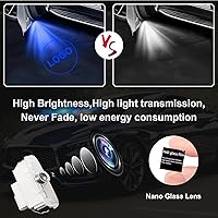 Vista 4 de 4 luces para puerta de automóvil que no se desvanecen compatibles con Infiniti, luces de proyector ultra brillantes de RCBDCYGJ