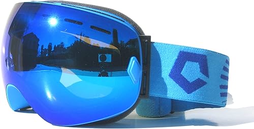 Miniatura 2 de CRG Sports Gafas de esquí 100% protección UV sin marco para hombres, mujeres, adultos, serie T815S-175