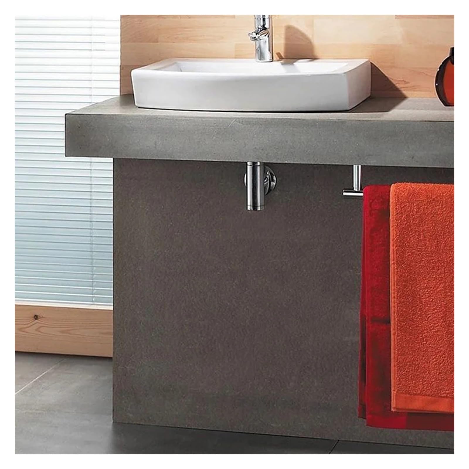 Bouteille de lavabo, plomberie, piège en P, Siphon d'évier salle bains, Kit tuyaux d'égout, corps laiton noir mat 1 pièces Pour Bain(Gold)