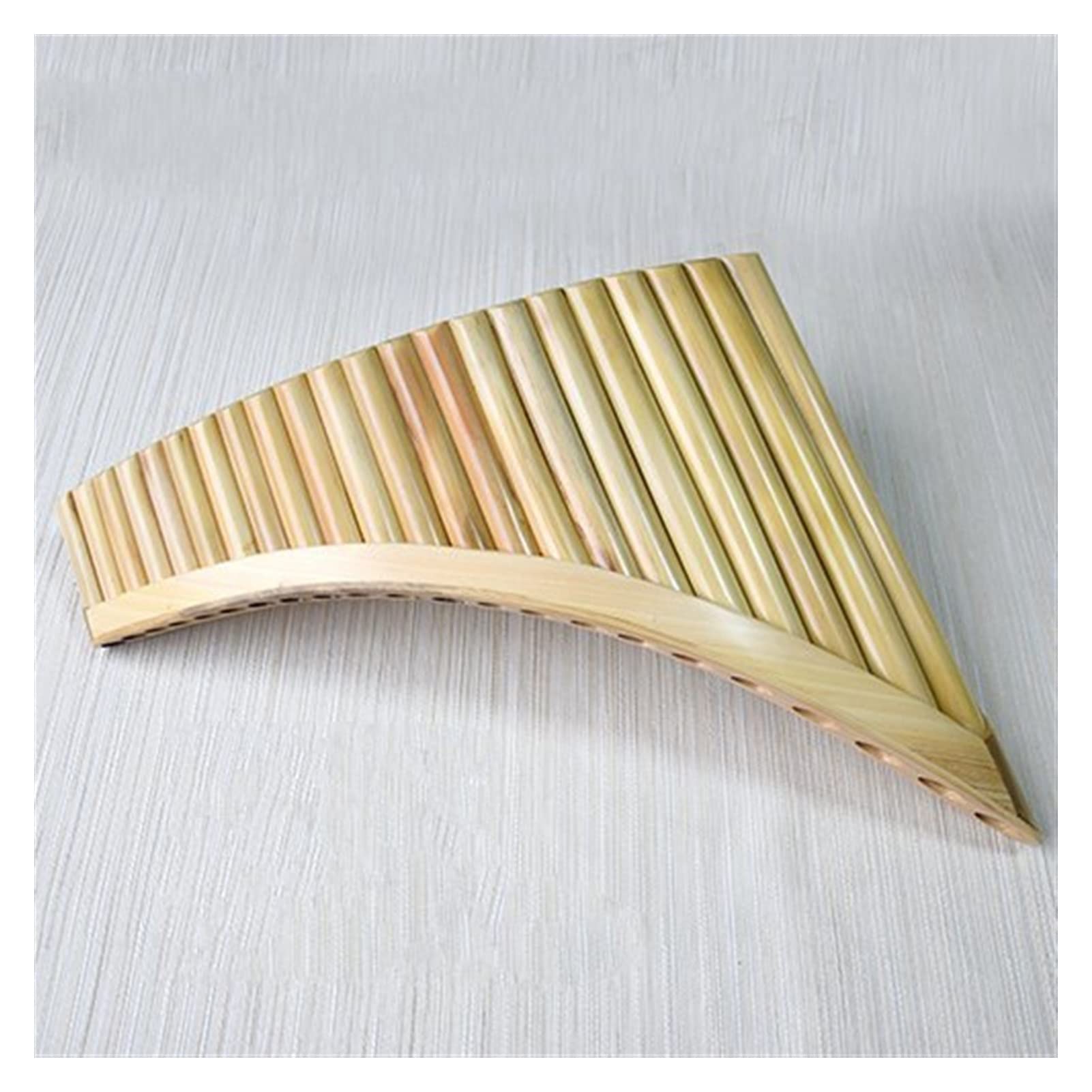 TSTS Flauta Pan Estudiantes 22-Pipe G Key Professional Playing Bamboo Pan Flaute (Color : Left)