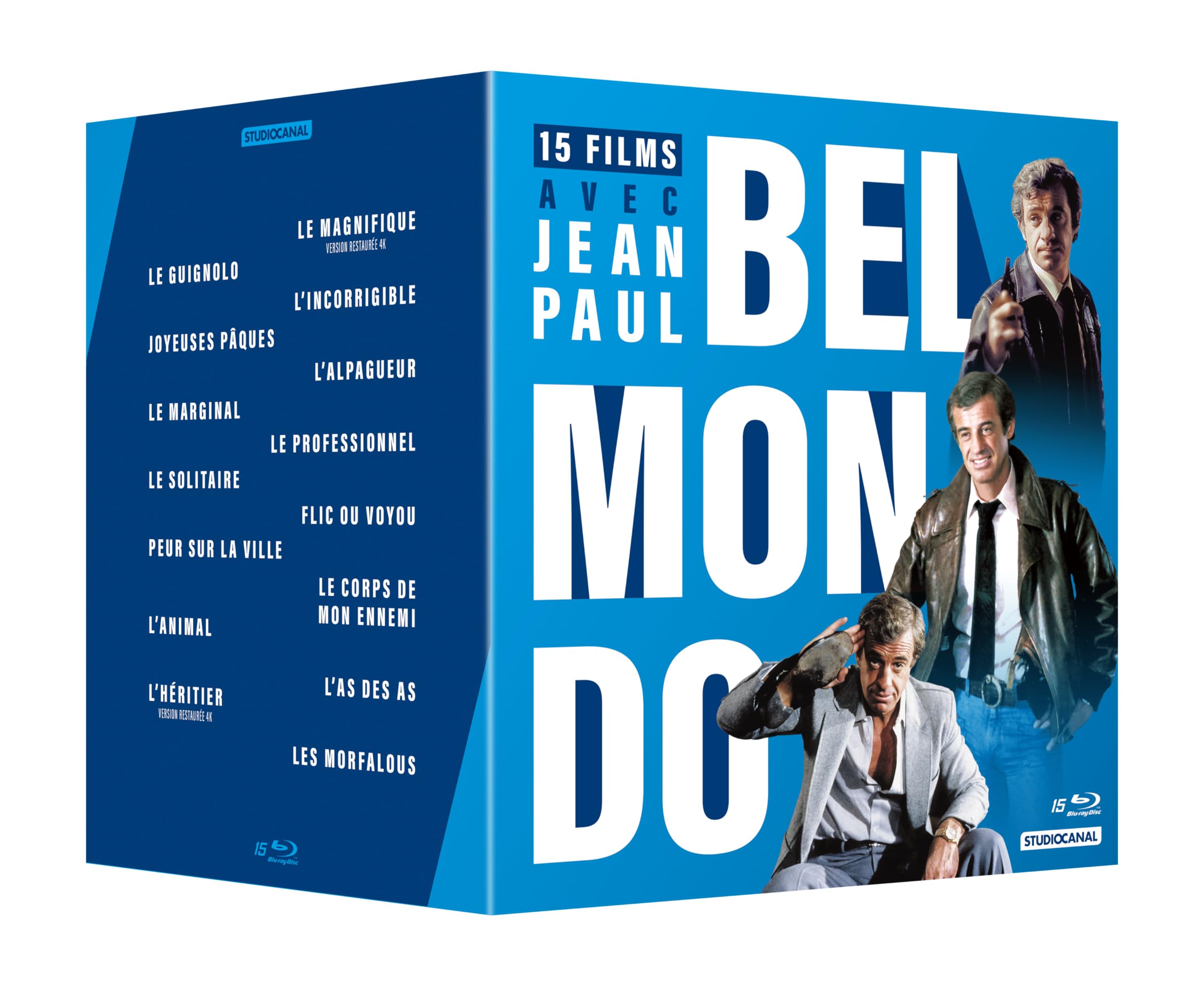 15 films avec Jean-Paul Belmondo