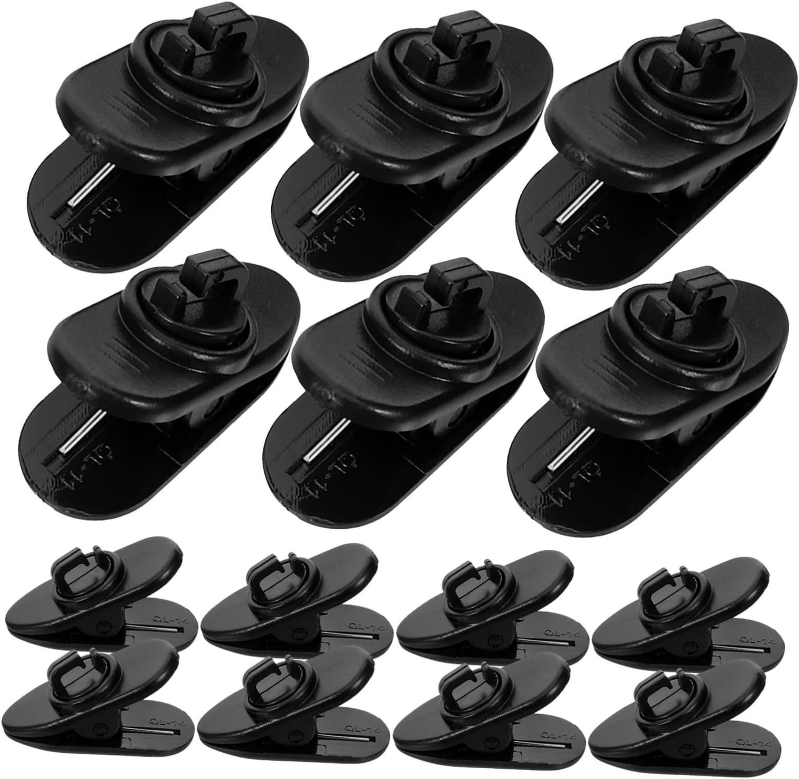 30pcs Lapel Microphone Clips Small Mic Holders for Securely Fixing Cords Easy Installation for Events Conferences and Performances
