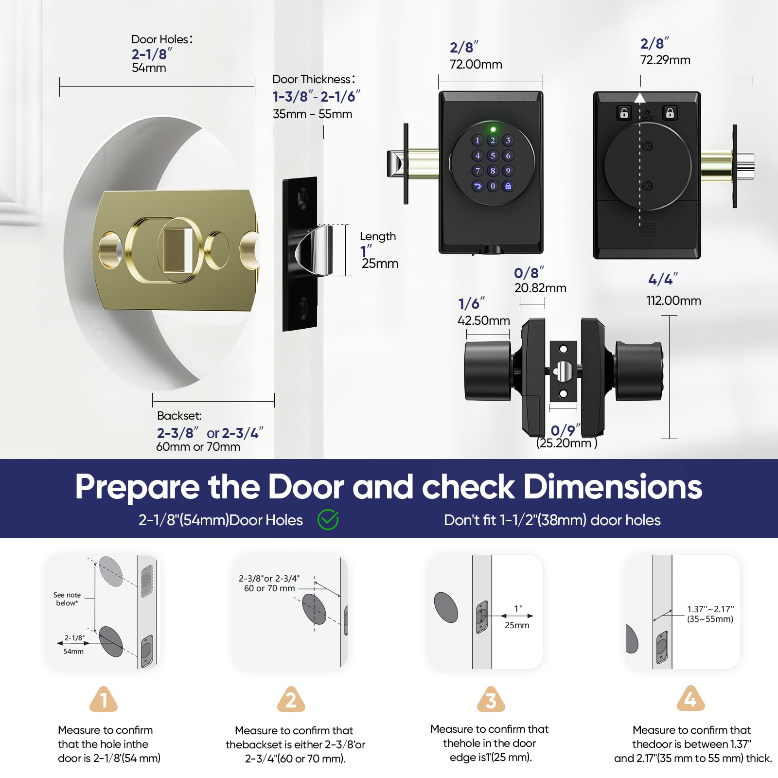 Smart Keyless Door Lock - Keypad Entry -7 Smart Keyless Door Lock - Keypad Entry -7
