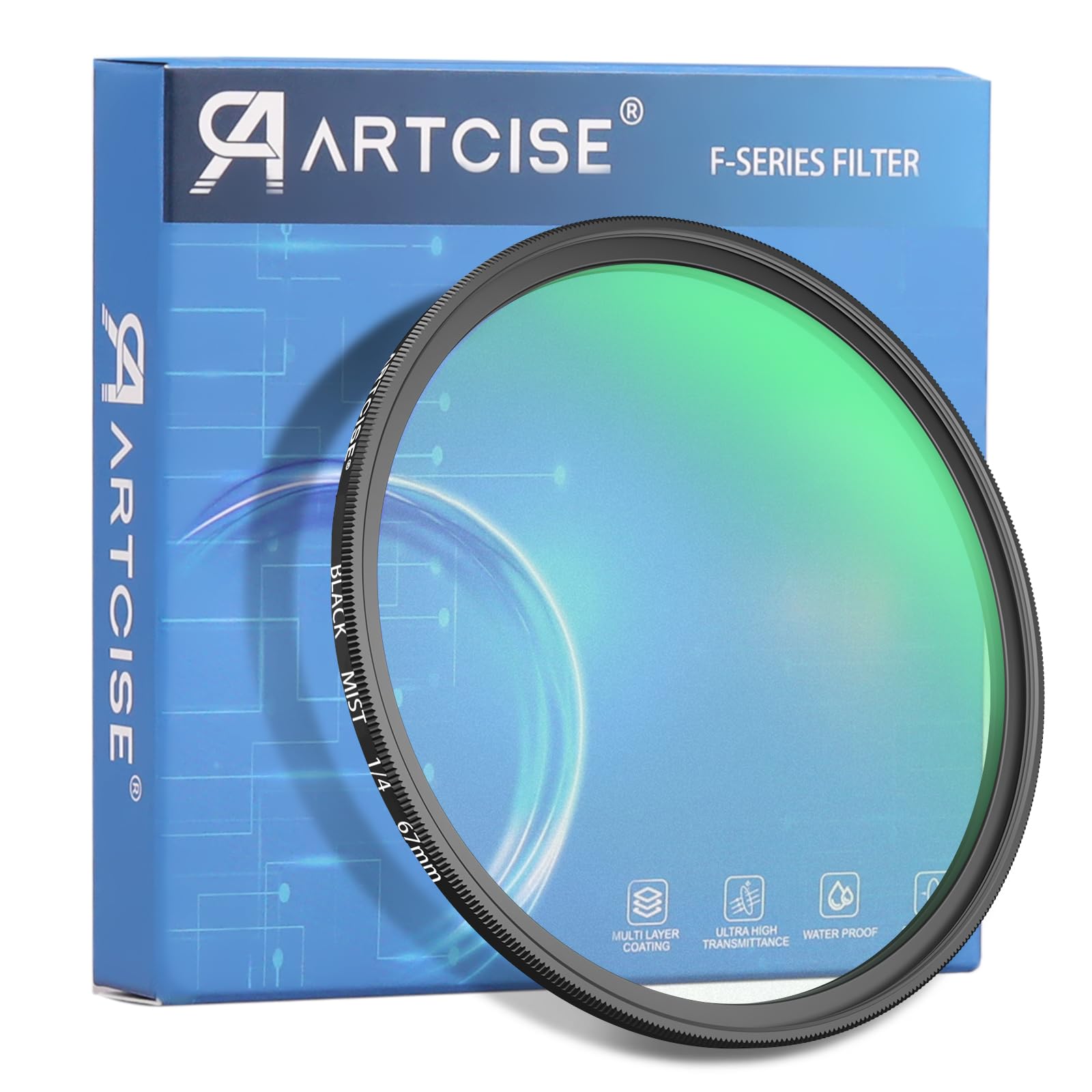 Amazon | ARTCISE 1/4 ブラックミストフィルター 40.5mm 多層ナノ