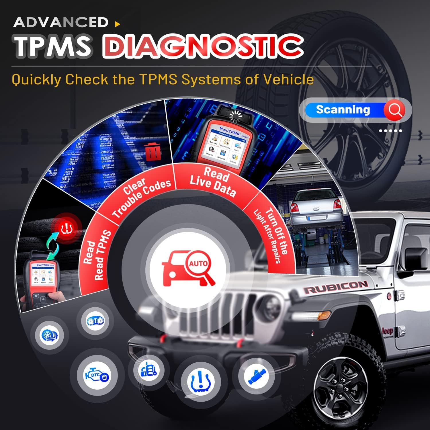 Autel MaxiTPMS TS508WF: 2026 Upgrade WiFi Ver. von RDKS Programmiergerät TS508 TS501 PRO TS408S, Alle TPMS Sensoren Aktivieren, MX Sensor Programmieren, TPMS Zurücksetzen, TPMS Code Lesen/Löschen