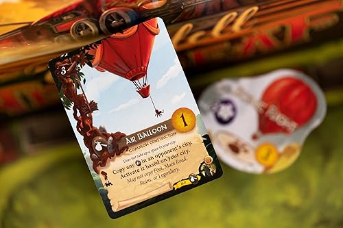 Miniatura 6 de Everdell: Newleaf Expansion - Complemento de juego de mesa para Everdell Base Game, incluye nueva estación de tren, visitantes, bichos y