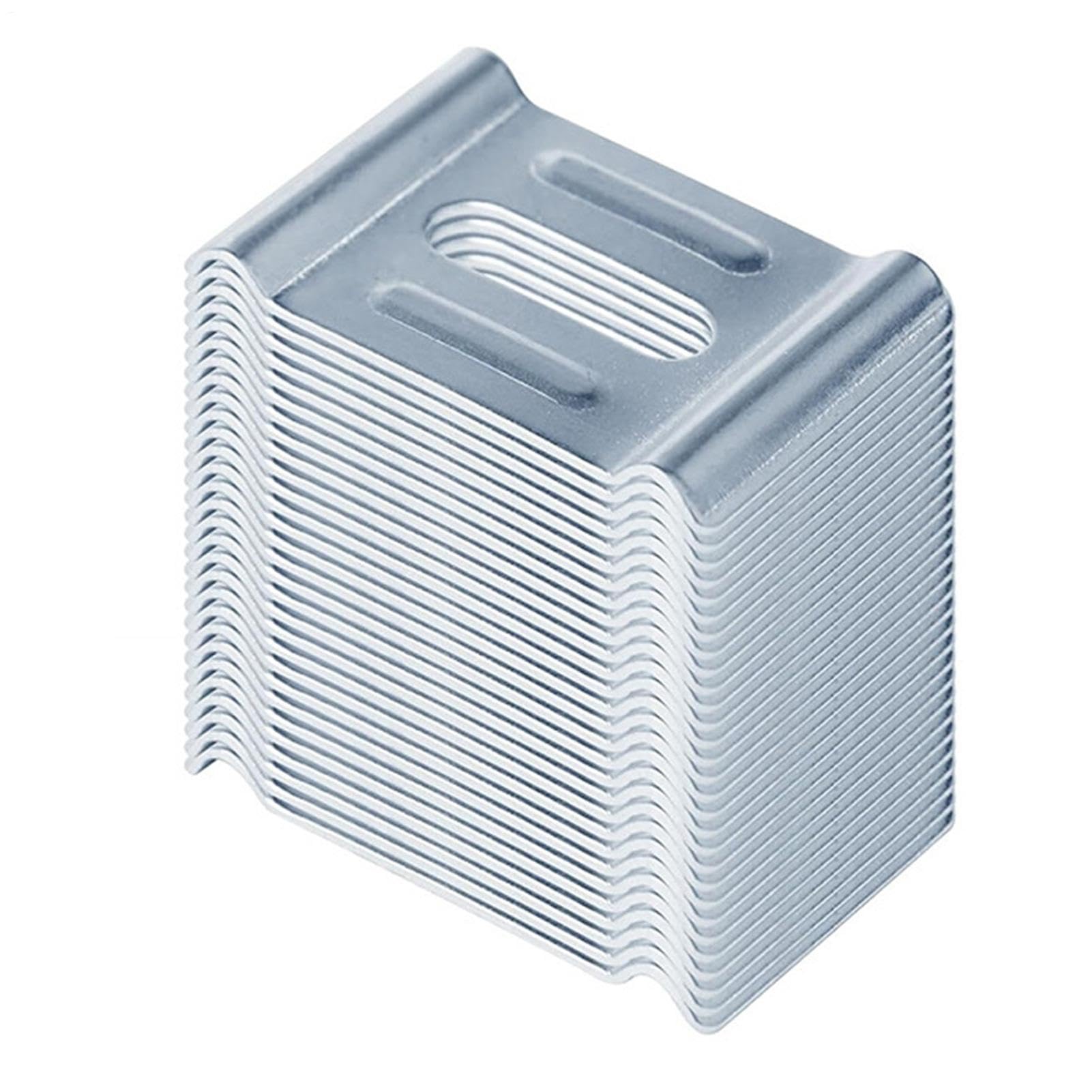 Abrazaderas de sujeción para cables, 30 soportes de fijación para canales