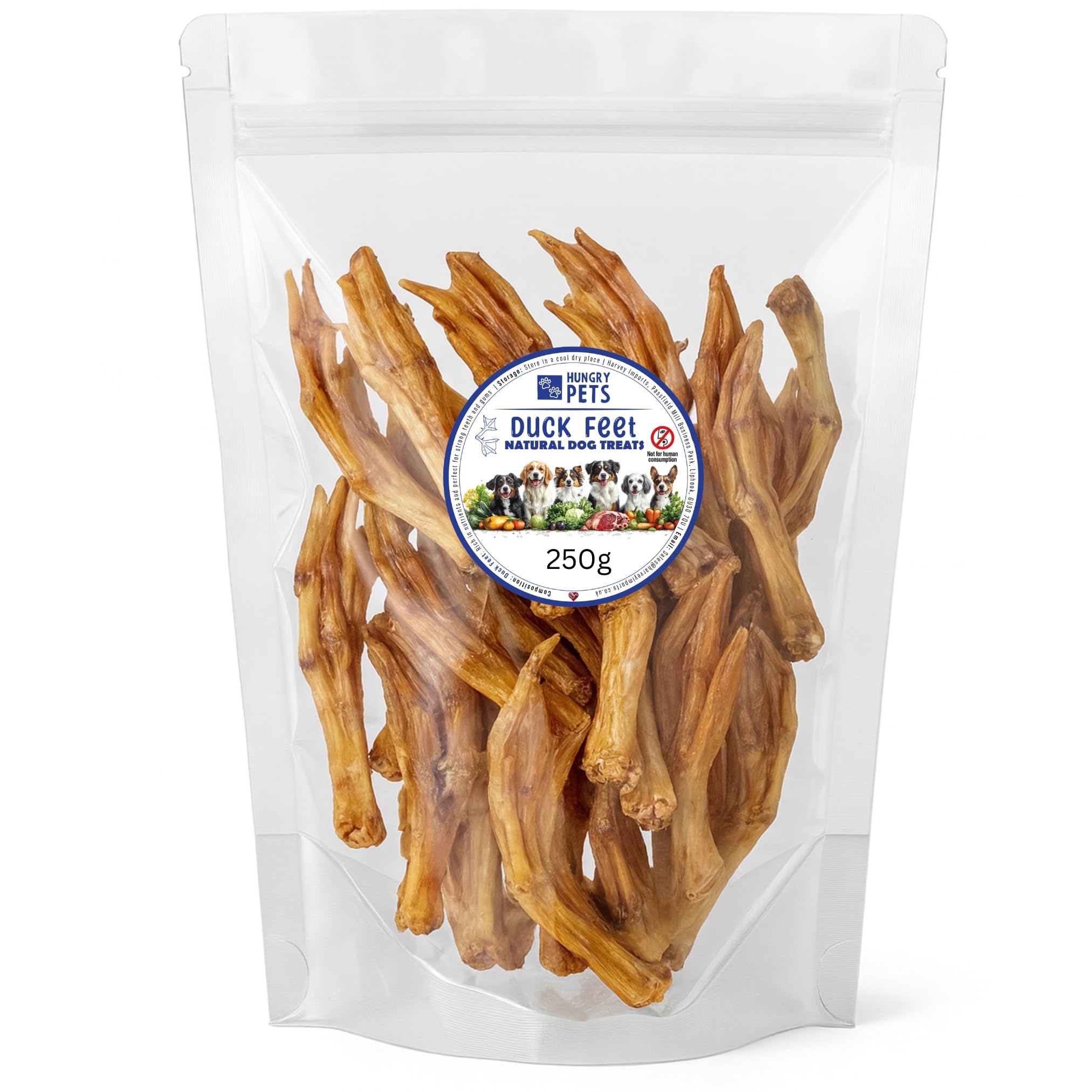Duck Feet, Natural Dog Treat (250g)