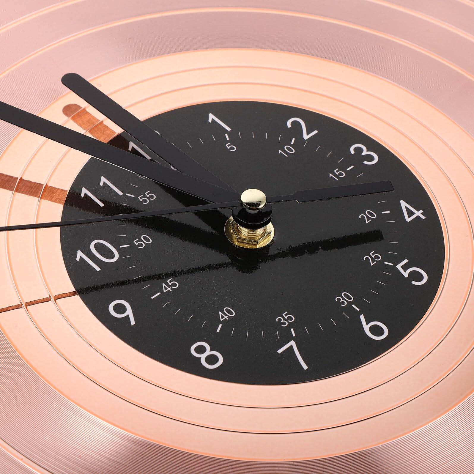 Orologio da Parete in Vinile Disco Musicale da Orologio da Parete Rotondo in Stile Retrò Funziona Batteria per Decorazione Sala Musica Soggiorno