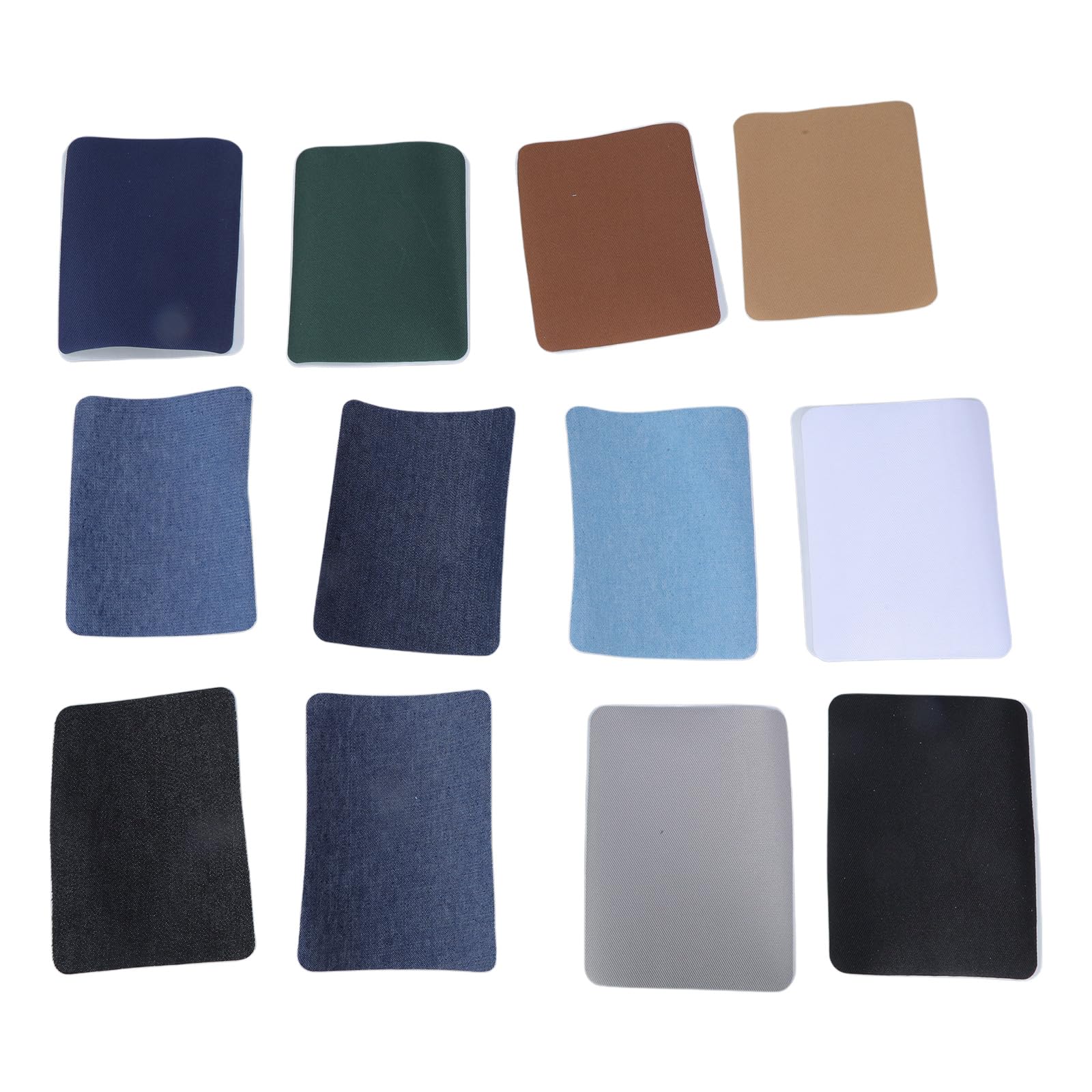 carotoe 20/24 Pcs Iron-on Repair Patches Jeans Patches Self-Adhesive Repair Denims for Clothing Hole Repairing