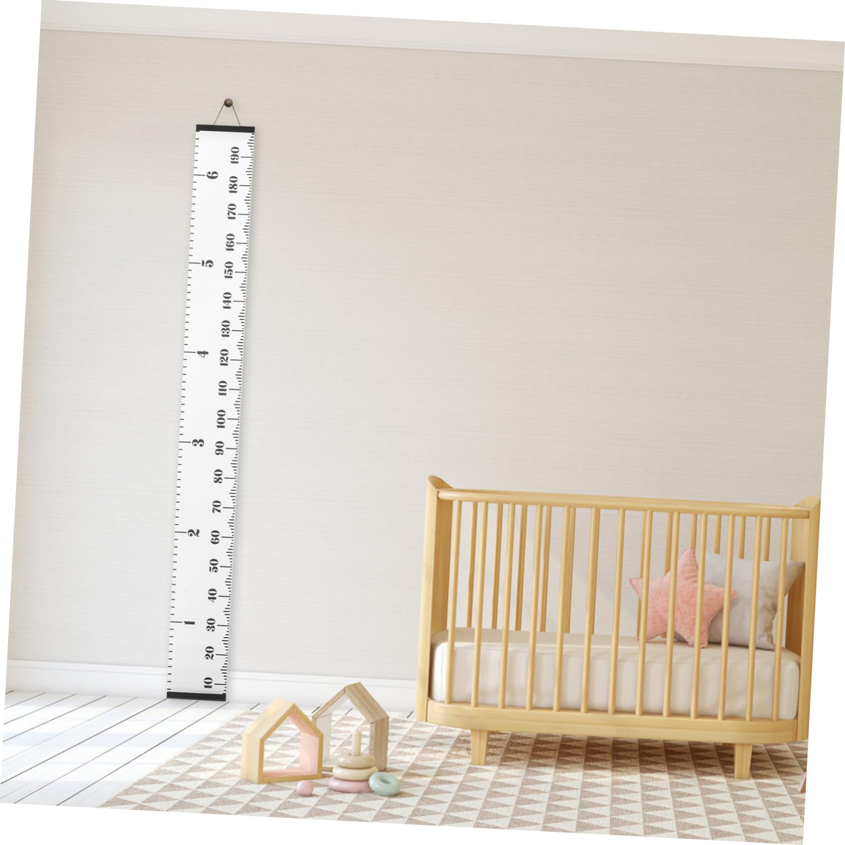 Cabilock Regla de Altura para Colgar Cuadros de Tabla de Medición de Altura para Decoración de Pared para Sala de Medir la Estatura de Pequeños