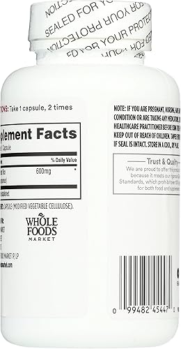 Miniatura 2 de Whole Foods Market, Arroz de levadura roja 600 mg, 120 ct