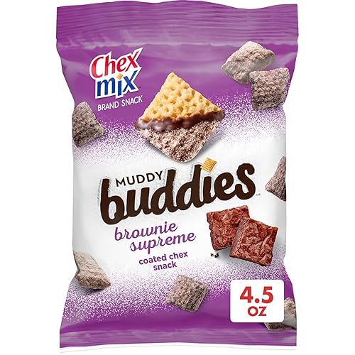 Chex Mix Muddy Buddies, Brownie Supreme, 4.5 Oz, (Pack of 7)