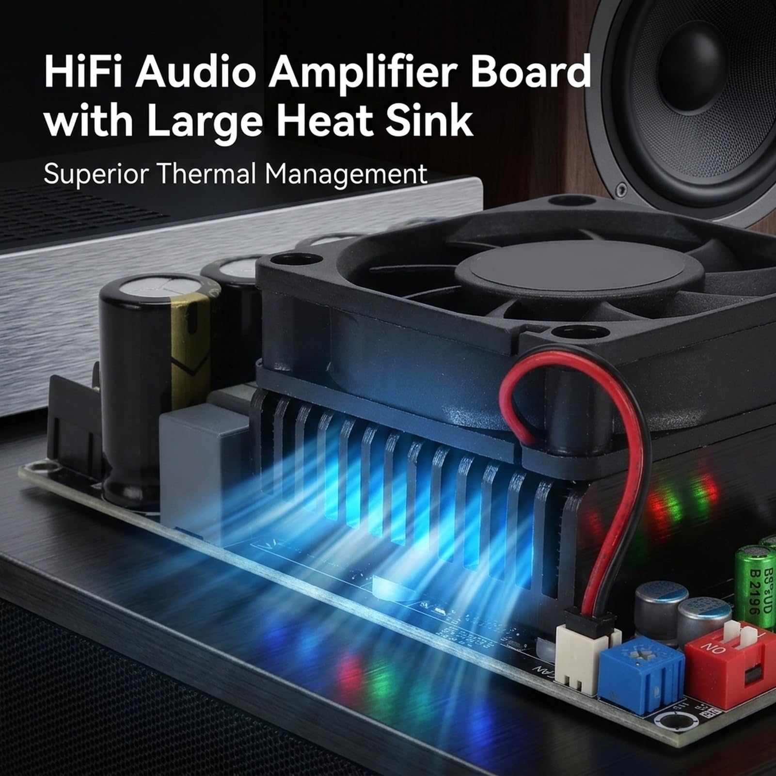 TPA3255 Scheda amplificatore 300W+300W BTL / 600W PBTL con compatibilità altoparlanti 2-8 Ohm Scheda amplificatore di potenza HiFi per componenti del metodo audio