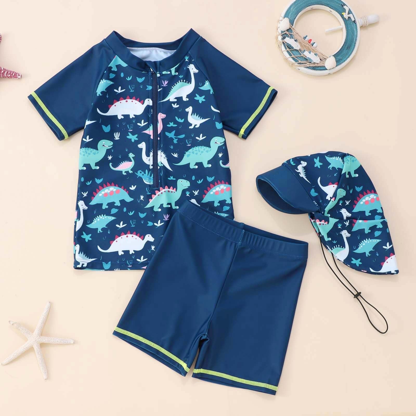 Costume Bambino Anti Uv Costume Neonato Mare Piscina Nuoto Due Pezzi Maglietta Bambina 3 Anni Pantaloncini 7 Neonata Abbigliamento Da Bagno 8 Cappellino Estivo Costumi Cappello Sole 24M Maglia