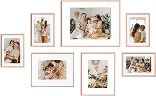 eletecpro Aluminum Gallery Wall Frame Set of 7, Including 1Pc 11x14, 2Pc...