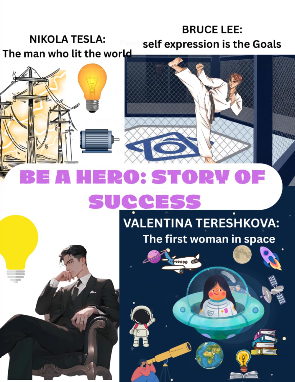 Inspiring stories and life lesson from great legends: Motivational book dreamers and young readers