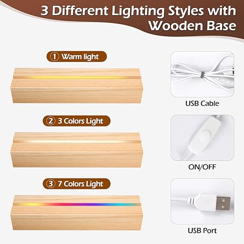 Miniatura 7 de Marcos de fotos personalizados con foto, marco de fotos personalizado con luz nocturna, marcos de fotos personalizados, regalos de aniversario