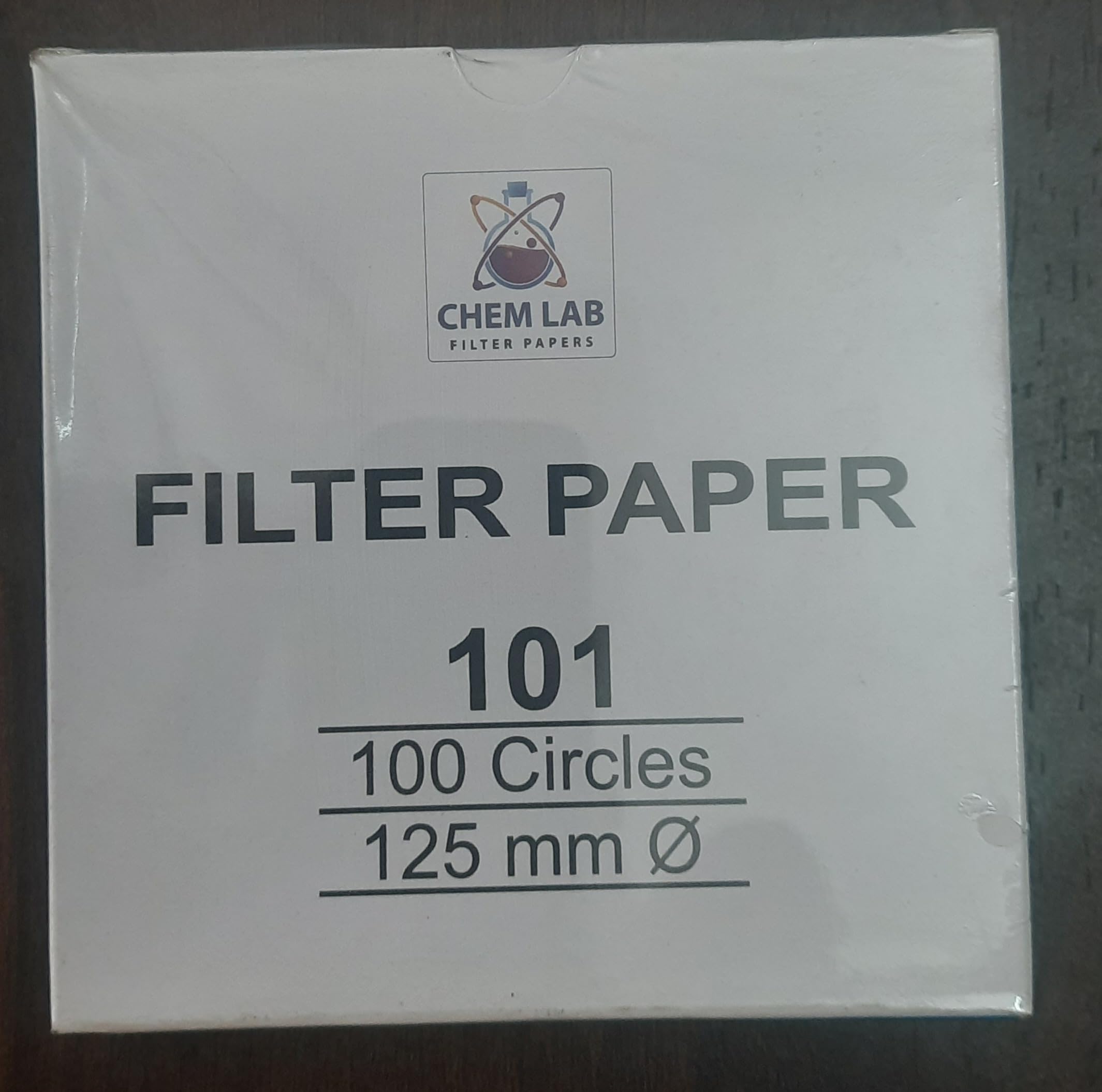 FILTER PAPER 101 FOR LABORATORY 125MM 100 CIRCLES-image-13