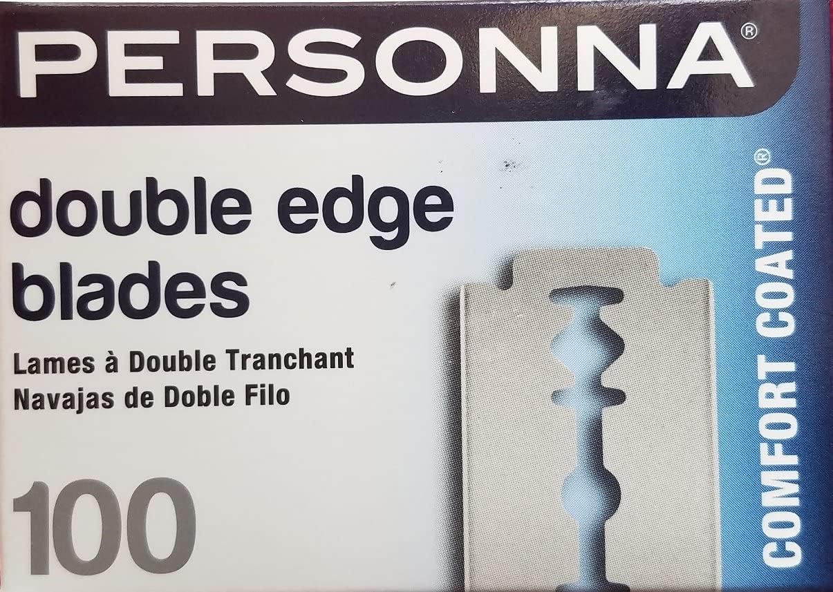 Double Edge Razor Blades in White Wrapper 100 count