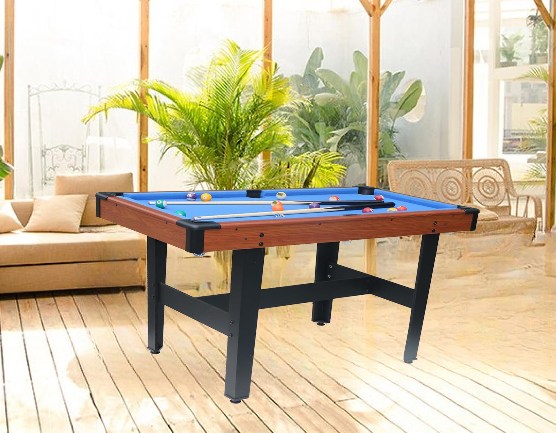 48? 3 in 1 Multi Game Table Combo Game Table Set Billiards,Pool, Glide Hockey and Table Tfor Home, Game Room, Friends and Family!
