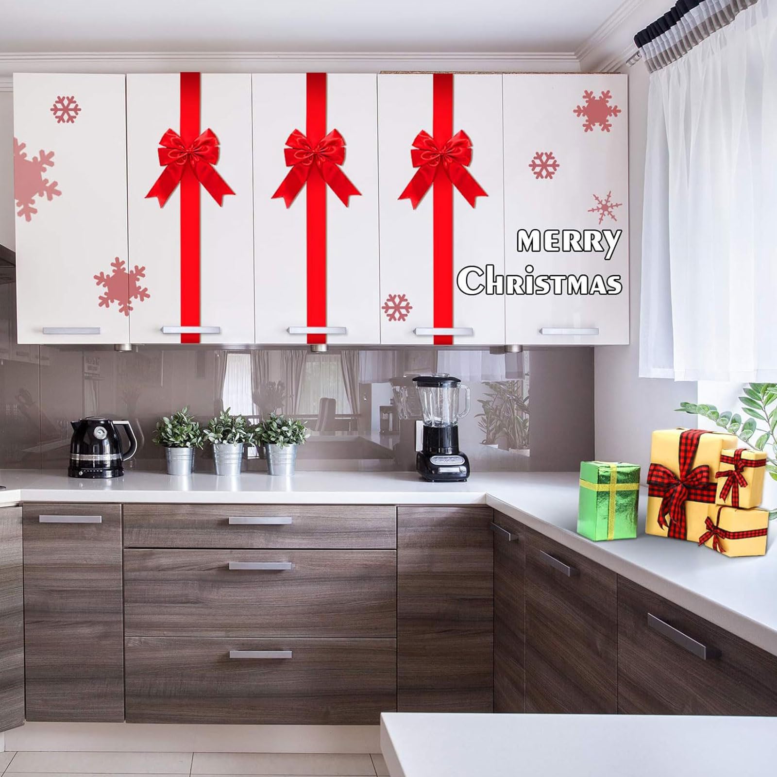 Fiocco Natalizio Grado Commerciale per Decorazioni aziendali, pensili per Porte, Pendenti sospesi, Articoli per Feste, Vacanze in Ufficio