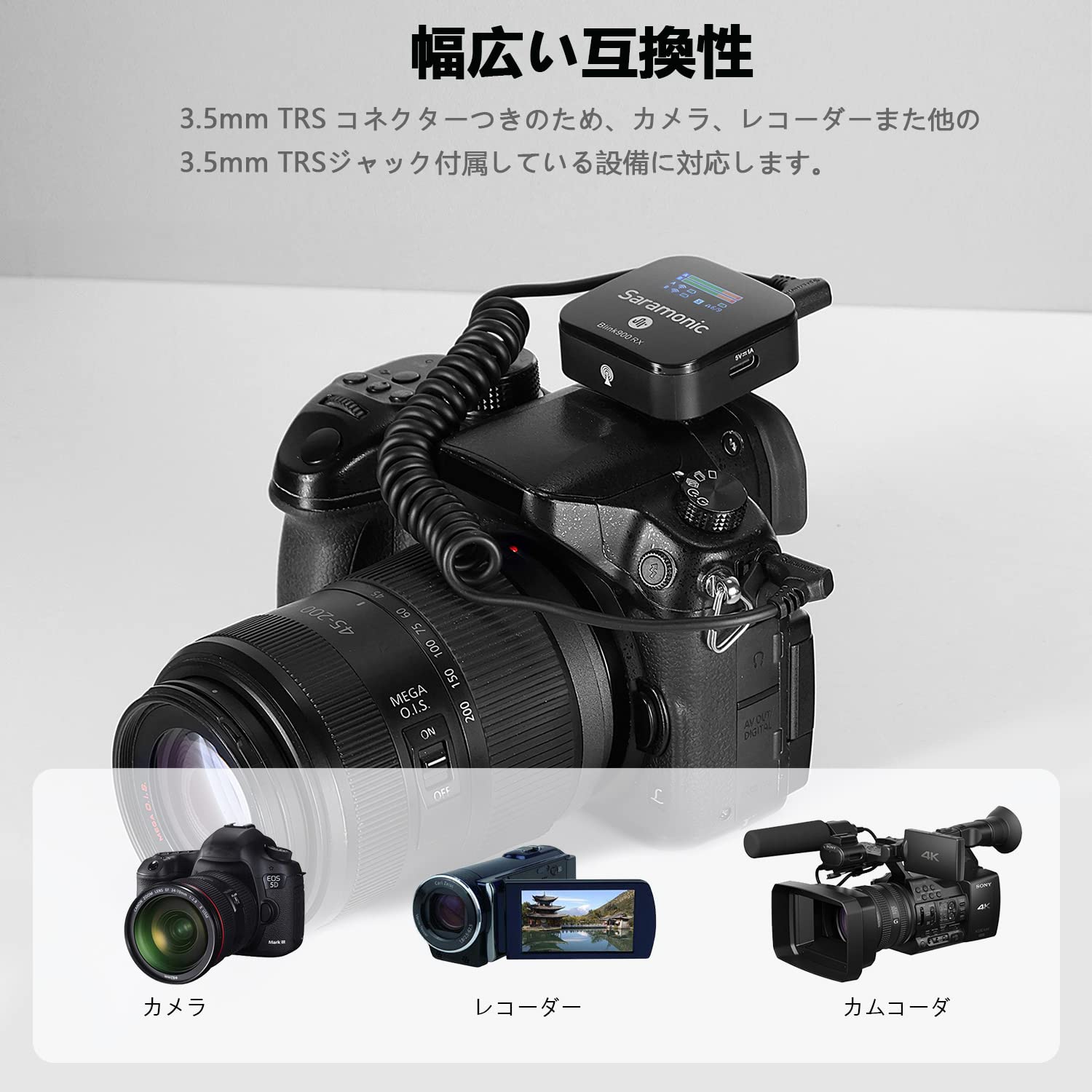 Amazon.co.jp: Saramonic Blink900 S2 ワイヤレスラバリエマイク