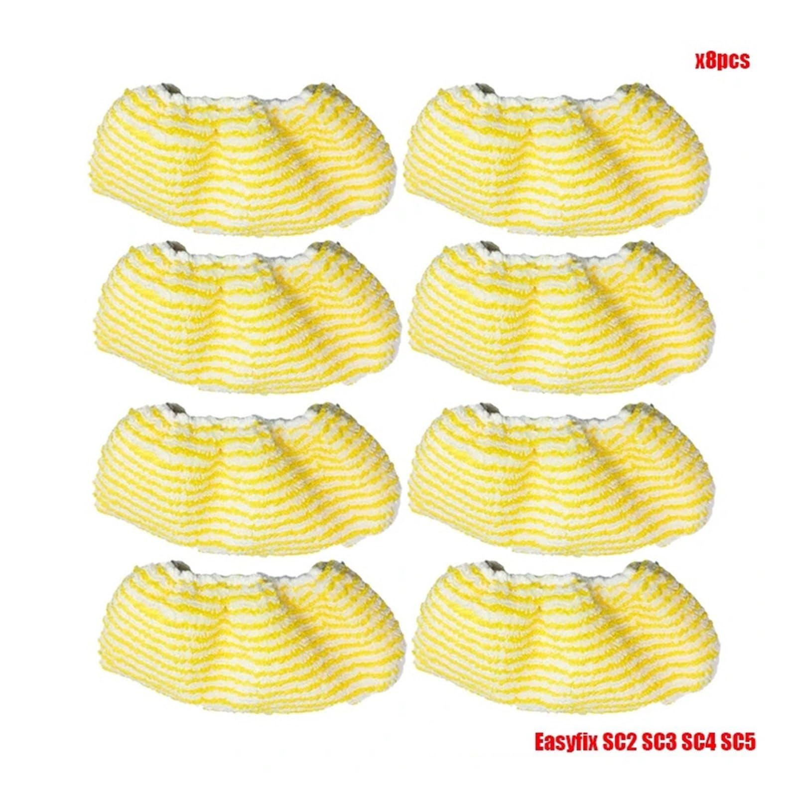Lot de 2 chiffons de nettoyage en microfibre compatibles avec aspirateur à main Karcher Easyfix SC2 SC3 SC4 SC5